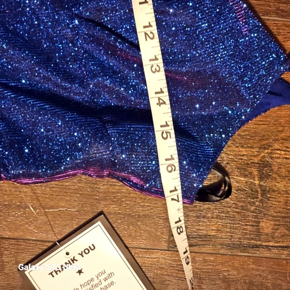 Juniors' Glitter-Knit  Skater Party Dress - Picture 9 of 13